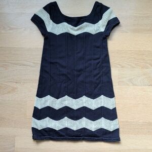 Lilly Pulitzer Navy and Cream Casual Kids Dress